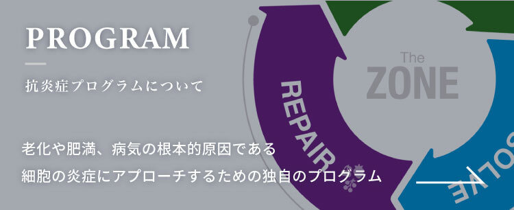 抗炎症プログラムについて